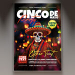 Vibrant Cinco De Mayo Party Flyer Template for festive events.