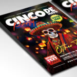 Customizable Cinco De Mayo Party Flyer Template for your celebration.