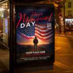 Get this Happy Memorial Day American Flyer Template for your celebration.