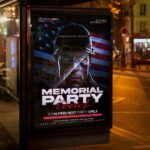 Versatile Memorial Day Weekend Event Flyer Template for effective advertising.
