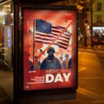 Understated Memorial Day Flyer Template focusing on clarity and impact.
