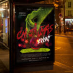 An inviting and attention-grabbing invitation template, ready for personalization for a "Christmas 2026 Event," promising an unforgettable event filled with holiday cheer and festive celebration for the upcoming season.