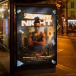 An eye-catching invitation template for a "DJ Event Night 2026" featuring 3D abstract shapes and professional layout for headlining artist announcements.