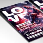 A customizable upscale party flyer for 2026 showcasing a rich burgundy and ivory color palette with high-quality lighting effects.