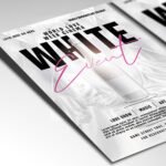 A customizable high-end club flyer for 2026 showcasing a clean, minimalist aesthetic with high-definition lighting effects and cinematic textures.