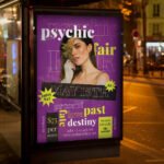 An eye-catching invitation for a signature "Psychic & Holistic Fair 2026", featuring a sleek layout and cinematic lighting for wellness event promotion.