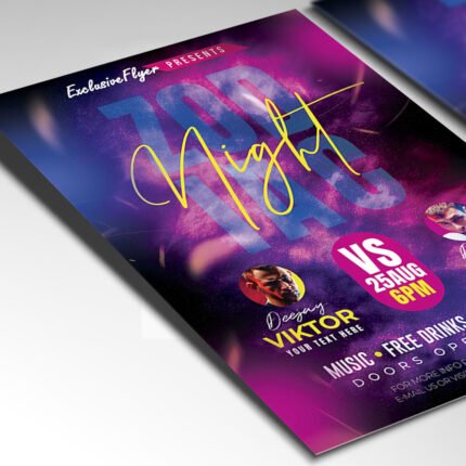 A customizable astrology-themed club flyer for 2026 showcasing a mystical galaxy aesthetic with high-definition nebula textures and modern celestial typography.