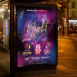 An eye-catching invitation for a signature "Zodiac Night" 2026 event, featuring a sleek cosmic layout and professional lighting effects for high-end nightlife promotion.