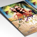 A customizable 2026 mid-year holiday madness poster in PSD format with high-definition neon textures and organized Photoshop layers for club promoters.