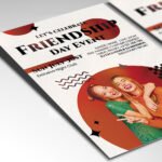 A customizable 2026 Friendship Day poster in PSD format with high-definition textures, organized Photoshop layers, and celebratory design accents.