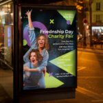 An eye-catching "Friendship Day Fair 2026" invitation design showing sharp 300 DPI resolution and a premium layout for local craft markets and carnivals.