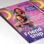 A customizable 2026 Friendship Day poster in PSD format with high-definition textures, organized layers, and a heartwarming celebratory aesthetic.