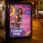 An eye-catching "Friendship Day 2026" invitation design showing sharp 300 DPI resolution and a premium layout for cafes, clubs, and community events.