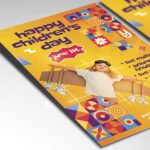 A customizable 2026 kids' celebration poster in PSD format with high-definition whimsical textures and clearly organized Photoshop layers.