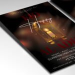 A customizable 2026 Happy Eid holiday poster in PSD format with high-definition textures, professional lighting, and organized Photoshop layers.