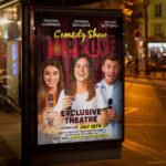 Improve Comedy Show Flyer PSD Template - Image 3