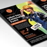 A customizable 2026 Labor Day weekend poster in PSD format with high-definition festive textures, organized Photoshop layers, and patriotic design accents.