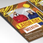A customizable 2026 holiday weekend poster in PSD format with high-definition textures, organized Photoshop layers, and premium design accents.