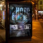 An eye-catching "World Photography Day 2026" event invitation showing sharp 300 DPI resolution and a premium design for gallery openings and photo exhibits.