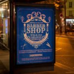An eye-catching "Barber Battle 2026" event invitation design showing sharp 300 DPI resolution and a high-status layout for salons and urban barber shops.
