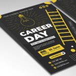 Customizable 2026 job fair poster in PSD format with high-definition professional textures, organized Photoshop layers, and premium company logo placeholders.