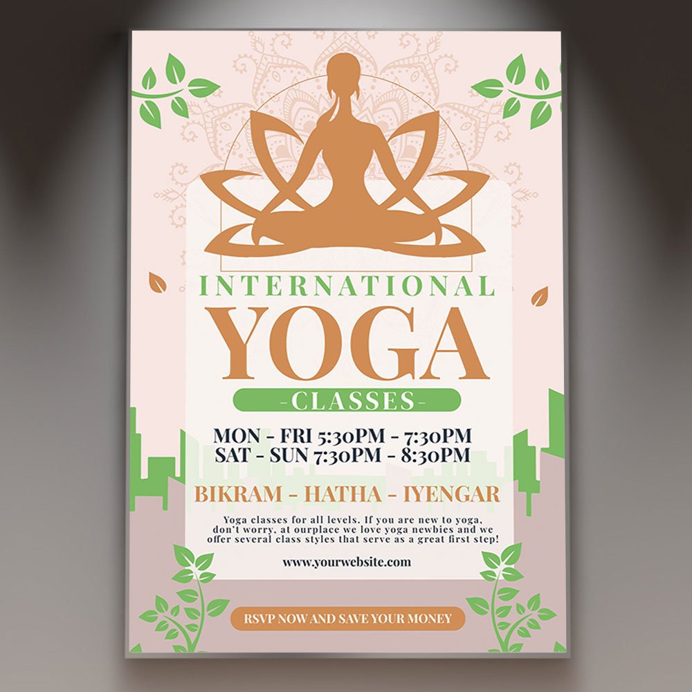 celebration-yoga-day-flyer-psd-template-1 Celebration Yoga Day Flyer PSD Template - Image 1
