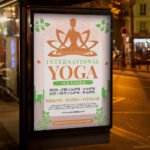 Celebration Yoga Day Flyer PSD Template - Image 3