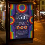 An eye-catching "Pride 2026" invitation design showing sharp 300 DPI resolution and a high-status layout for parades, rallies, and community celebrations.