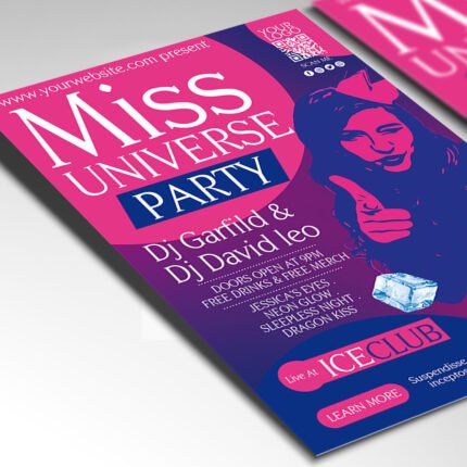 Customizable 2026 beauty pageant poster in PSD format with high-definition metallic textures, organized Photoshop layers, and premium model portrait placeholders.