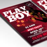 Playboy Event Flyer PSD Template - Image 2
