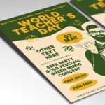 Customizable 2026 Teacher Appreciation event poster in PSD format with high-definition book and school motifs, organized Photoshop layers, and premium award placeholders.