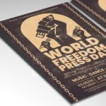 Customizable 2026 media conference poster in PSD format with high-definition paper textures, organized Photoshop layers, and premium speaker portrait placeholders.