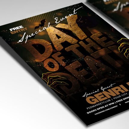 Customizable cultural festival poster in PSD format with festive design elements, organized Photoshop layers, and premium placeholders for event details.