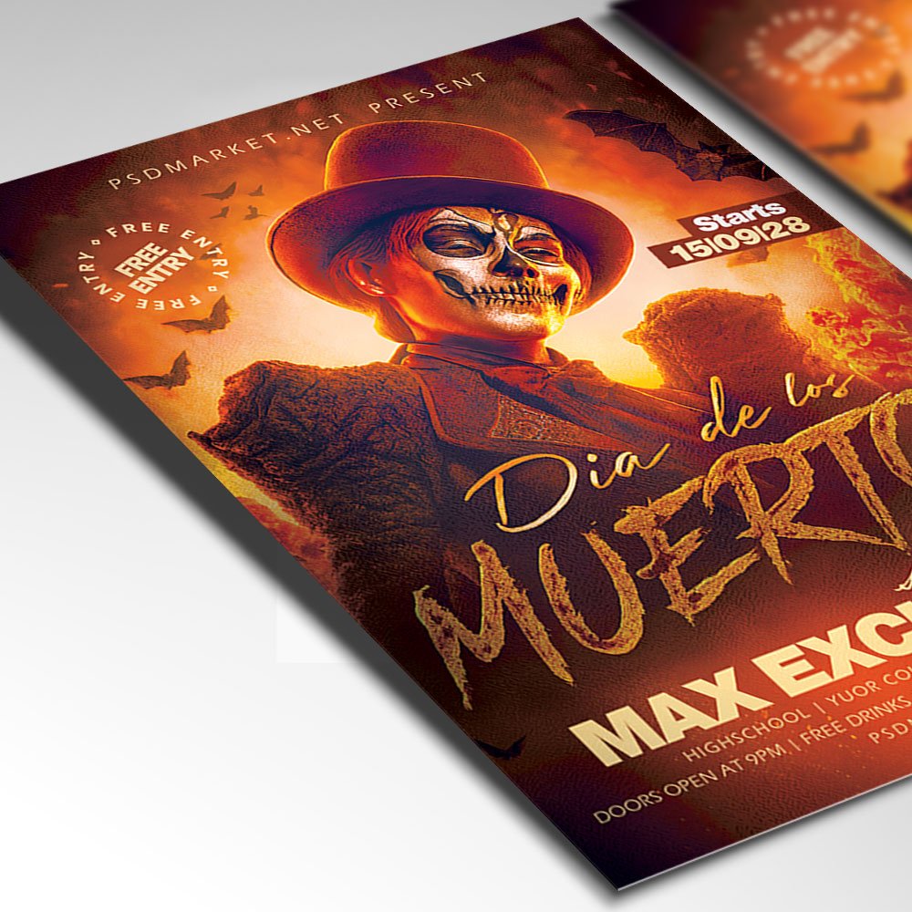 Customizable cultural festival poster in PSD format with festive design elements, organized Photoshop layers, and premium placeholders for event details.