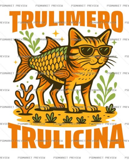 Trulimero Trulicina Vector Print — print design preview