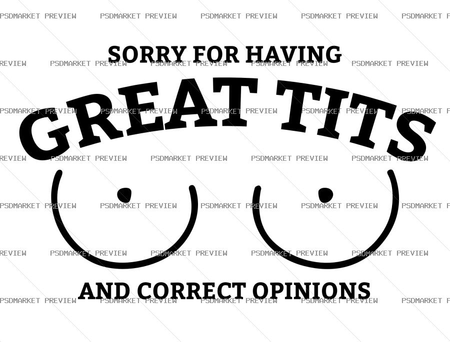 Great Tits Correct Opinions Vector Print — PSD template preview