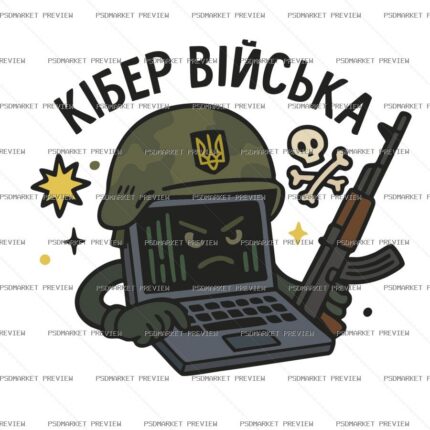 Cyber Troops Vector Print protected preview
