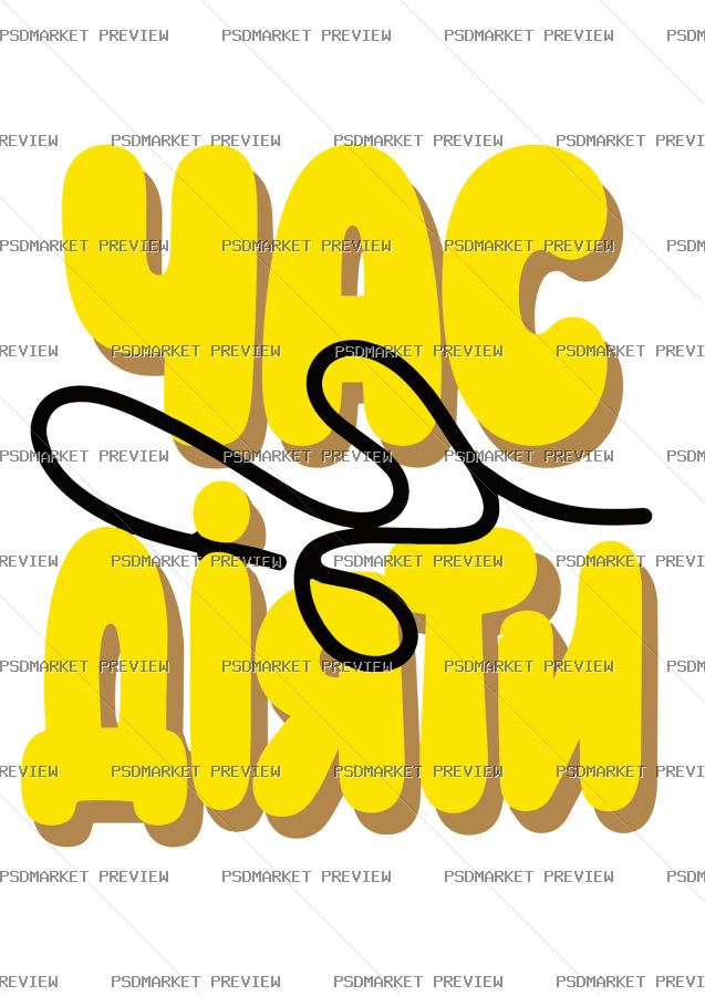 Time to Act Vector Print — PSD template preview