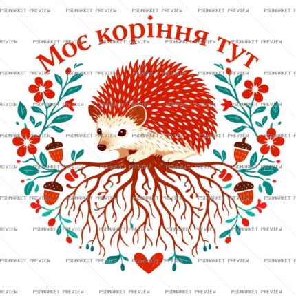 My Roots Are Here Vector Print — print design preview