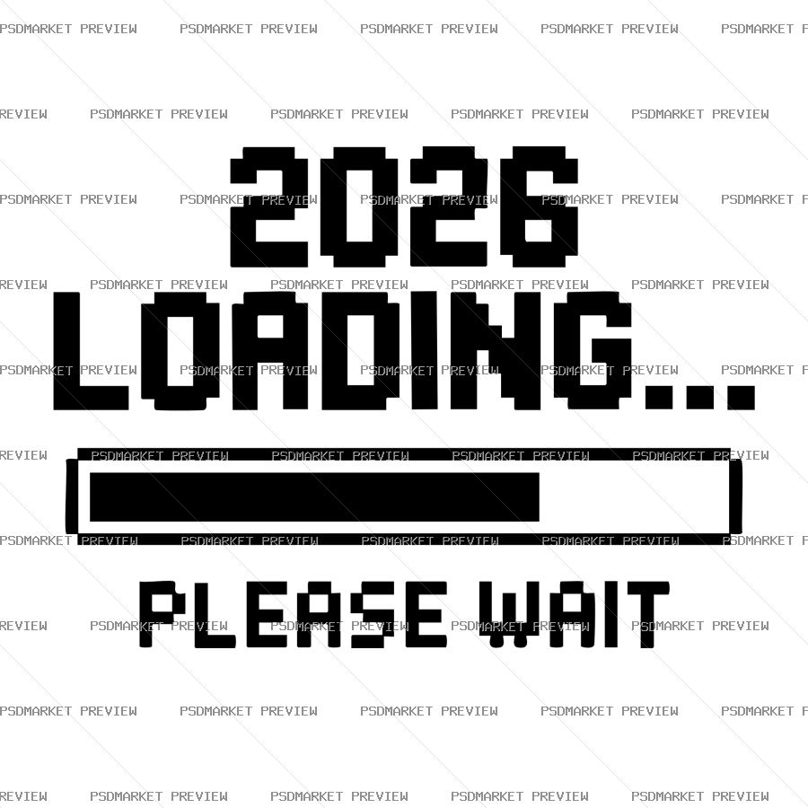 2026 Loading Vector Print — print design preview