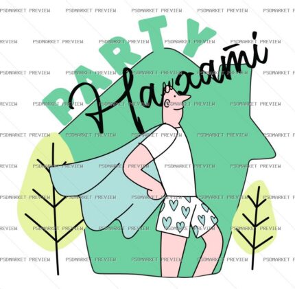 Daily Routine Vector Print protected preview