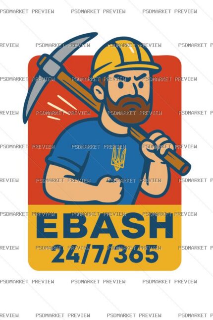 EBASH 24 7 365 Vector Print protected preview