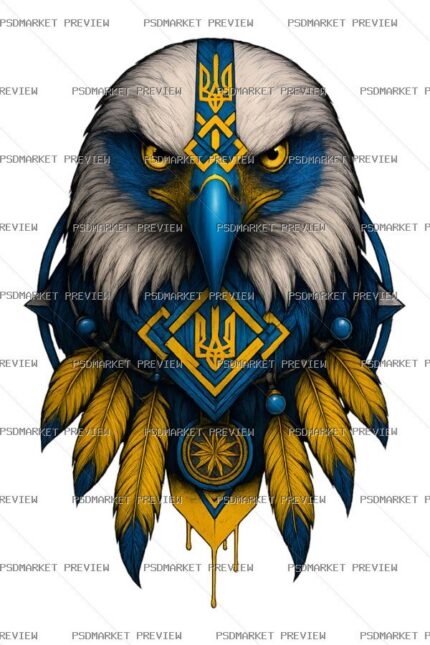Ukraine Eagle Print protected preview