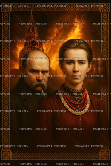 Ukrainian Classics Portrait Print protected preview