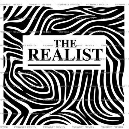 The Realist Vector Print — print design preview