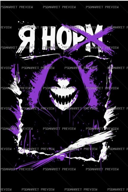 Im Normal Dark Vector Print protected preview