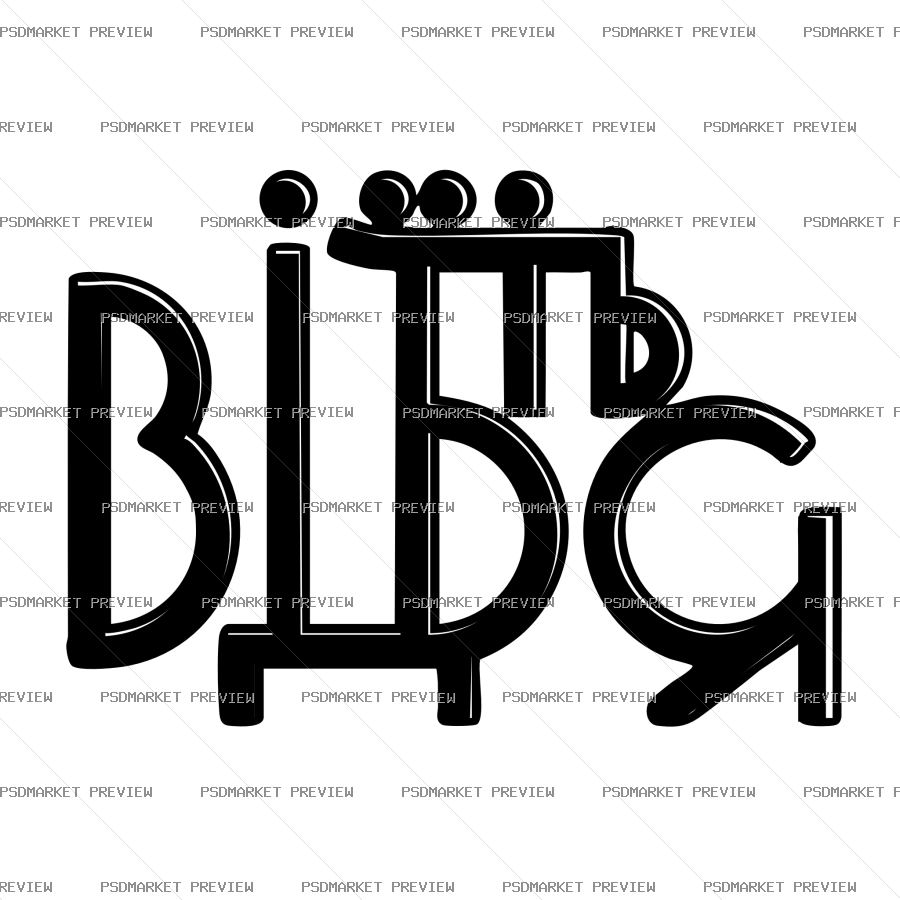 Vitya Beer Mug Vector Print — PSD template preview