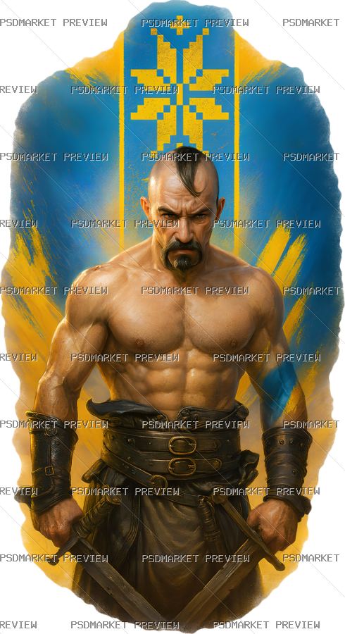 Cossack Spirit Print — print design preview