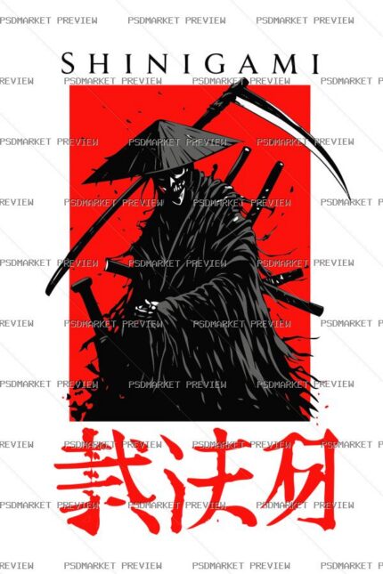 Shinigami Vector Print protected preview