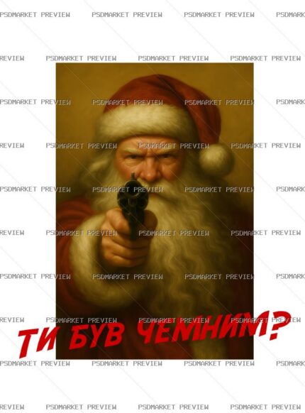 Strict Santa Print – AI File protected preview